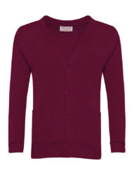 Maroon Classic Cardigan - Glaisdale Primary School