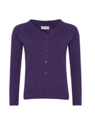 Purple Classic Cardigan