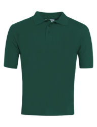 Bottle Green Classic Polo Shirt (PRIMARY) - The Forest School Knaresborough