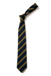 Navy/Gold Striped Tie - St Wilfrid's Catholic Primary School