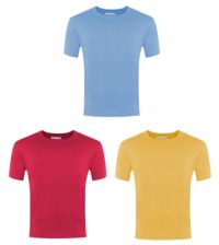 Blue, Red or Yellow PE T-Shirt - Appleton Wiske Primary School