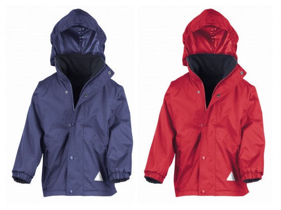 Red or Royal BlueWaterproof Storm-Dri Jacket - Pocklington CE Infant School
