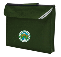 BBX05 Bottle Green Book Bag - Bubwith CP School