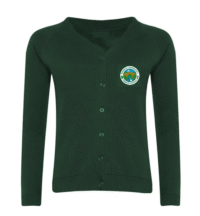 Bottle Green Classic Cardigan - Bubwith CP School