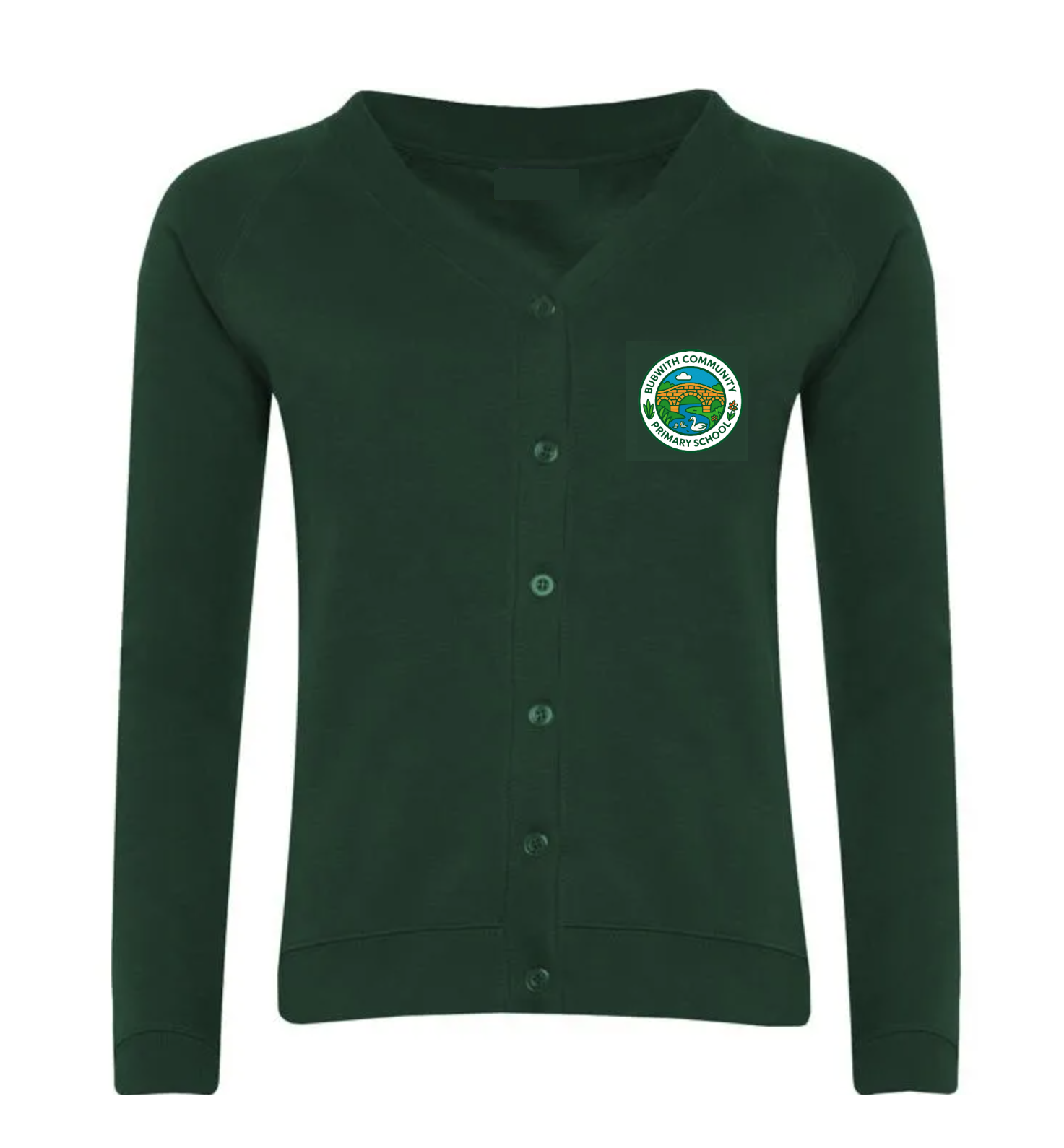 Bottle Green Classic Cardigan - Bubwith CP School