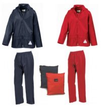 Navy or Red Forest School Waterproofs - Clifton with Rawcliffe Primary School