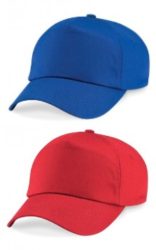 Royal Blue or Red Baseball Cap - Dunnington Primary School