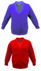 Electric Blue or Red Beezer Cardigan - Dunnington Primary School