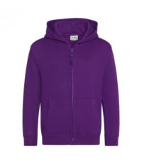 Purple Zipped PE Hoodie - Reeth & Gunnerside Schools