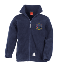 Navy Blue Fleece Jacket - Michael Syddall CE Primary School