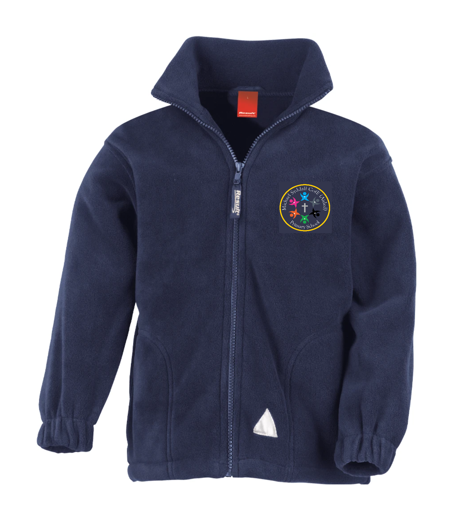 Navy Blue Fleece Jacket - Michael Syddall CE Primary School