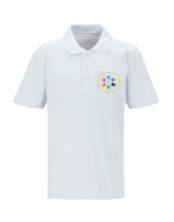 White Classic Polo Shirt - Michael Syddall CE Primary School