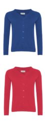 Red or Royal Blue Cardigan - Pock Infant School
