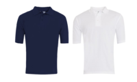 White or Navy Classic Polo Shirt for EYFS/Reception - Keeble Gateway Academy (NO LOGO)