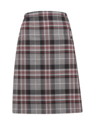 Kelso Grey/Red Tartan Skirt - Trinity Academy Richmond