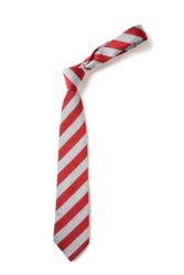 Yr6 Red/Grey Clip on Tie - Trinity Academy Richmond