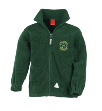 Bottle Green Fleece Jacket - Thirsk CP School