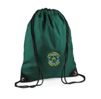 GB10 Bottle Green Gymsac - Thirsk CP School