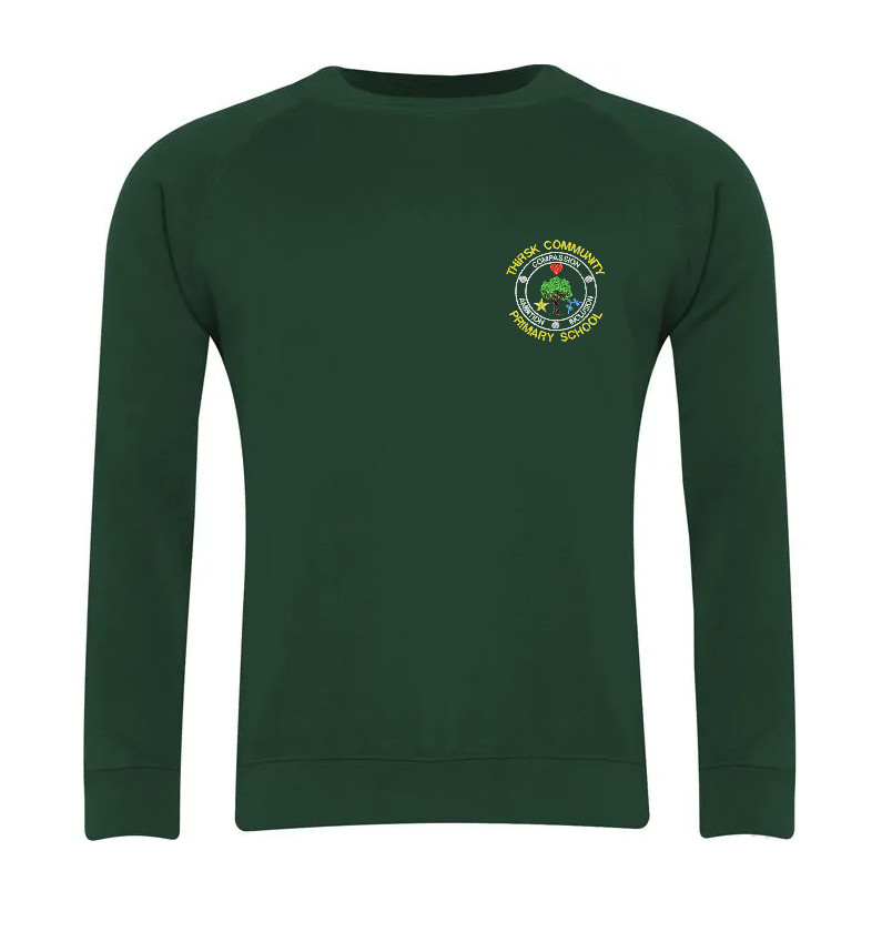 Bottle Green Classic Sweatshirt - Thirsk CP School