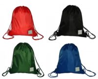GB10 Black, Red, Green or Royal Blue Gymsac - Wheldrake with Thorganby CE Primary School