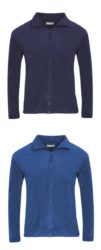 Navy Blue or Royal Blue Fleece Jacket - The Dales School
