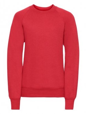 Bright Red Jerzees Schoolgear Sweatshirt Nursery to Yr 4 - Colburn CP School
