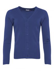 Royal Blue Knitted Cardigan - Castleton Community Primary School