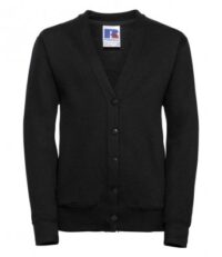 Black Jerzees Schoolgear Cardigan Yr 5 & Yr 6 - Colburn CP School