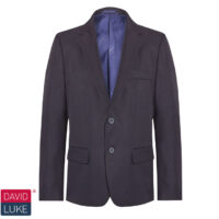 Boys/Unisex Longer Length Navy Jacket - St John's Marlborough