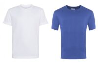 White or Royal Blue PE T-Shirt - Castleton Community Primary School