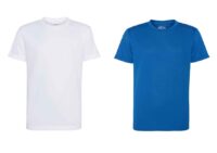 White or Royal Blue Drywick T-Shirt - Castleton Community Primary School