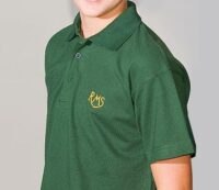Bottle Green Summer Polo Shirt Yrs 7-10 - Robert May's School