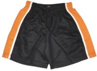 Black/Amber Unisex PE/Sport Shorts - Stone Lodge School