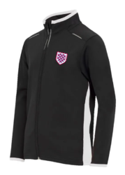 Black/White 1/4 Zip Sports Top - Wilmington Grammar School for Girls