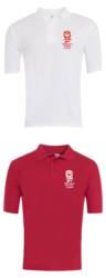 White or Red Classic Polo Shirt - Wilmington Primary School