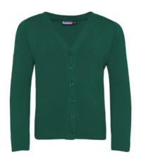 Bottle Green Knitted Cardigan - Eppleby Forcett & Middleton Tyas CE Primary Schools