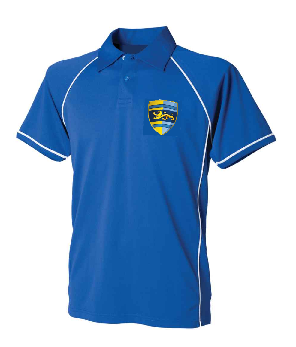 Royal Blue GCSE PE Polo Shirt - Wilmington Grammar School for Boys