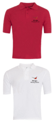 Red or White Classic Polo Shirt - Rillington Primary School