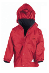 Red Waterproof Storm-Dri Jacket - Rillington Primary School