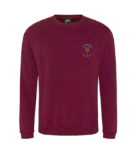 Maroon Sweatshirt - Sacred Heart RC Primary School Staff Clothing