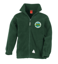 Bottle Green Fleece Jacket - Bubwith CP School