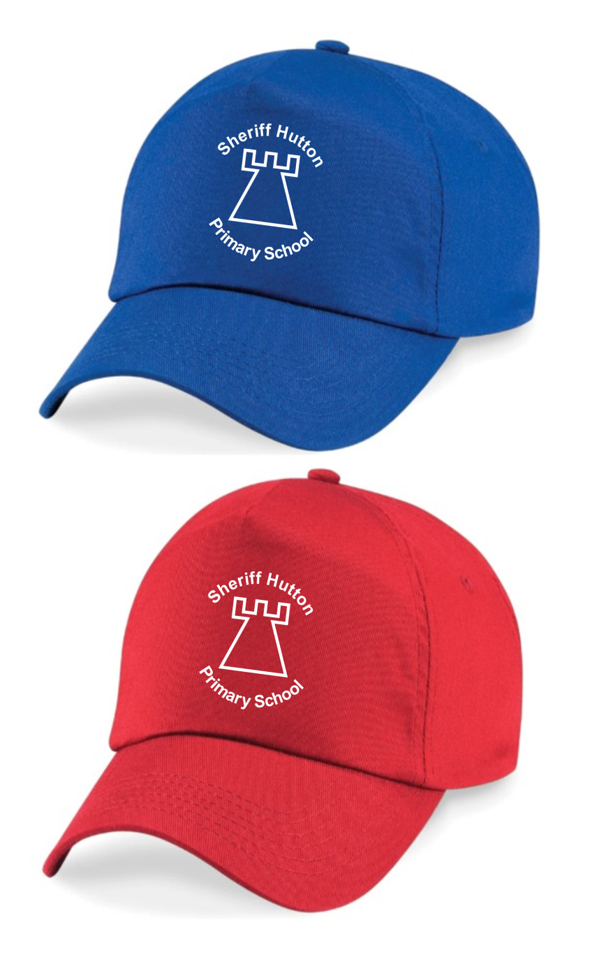 Red or Royal Blue Baseball Cap - Sheriff Hutton Primary School