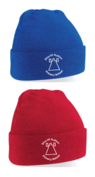 Red or Royal Blue Knitted Hat - Sheriff Hutton Primary School