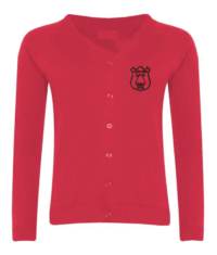 Red Classic Cardigan - Sheriff Hutton Primary School