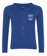 Royal Blue Classic Cardigan - Sheriff Hutton Primary School