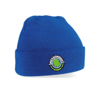 Royal Blue Knitted Hat -Meadowside Academy