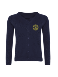 Navy Blue Classic Cardigan - Mill Hill Primary School