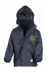 Navy Blue Waterproof Storm-Dri Jacket -  Mill Hill Primary School
