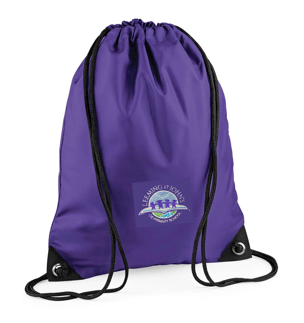 GB10 Purple Gymsac - Leeming St John's CE Primary School