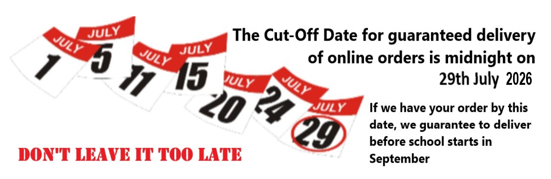 Cut off Date 26